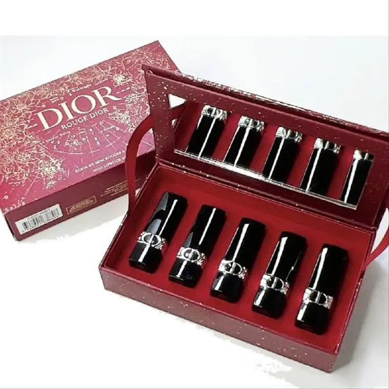 Coffret de 5 rouges à lèvres Christian DIOR Rouge