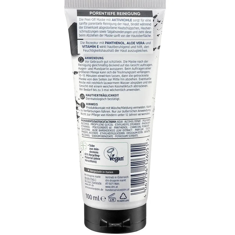 Balea Peel-Off Mask Activated Carbon